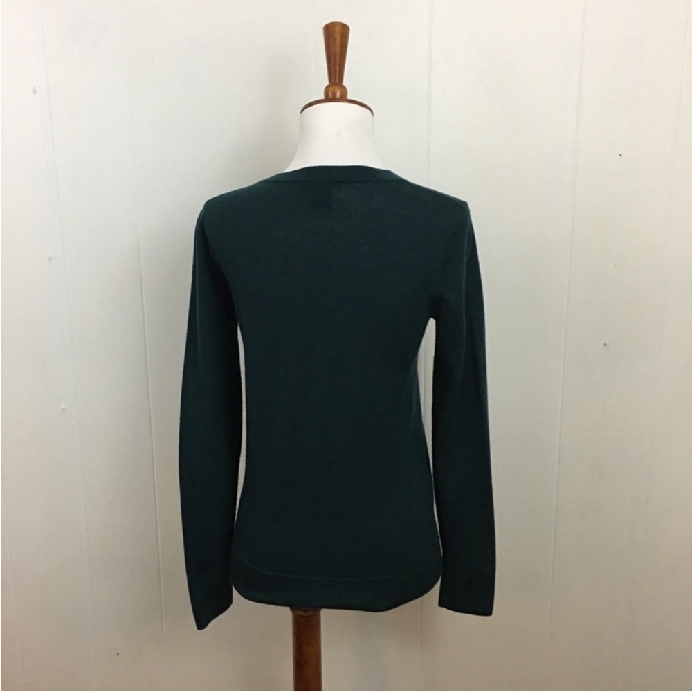 Club Monaco Green Sweater Women’s XS‎ Long Sleeve Crew Neck - Picture 5 of 6